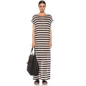 ENZA COSTA Modal-Blend Dress Quartz & Black